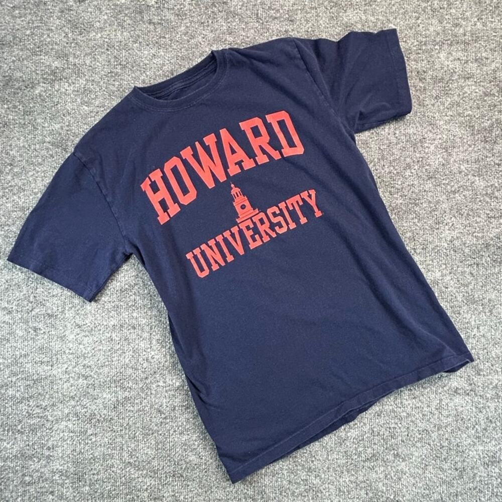 Howard University HBCU T-Shirt Men’s M Navy Blue Alta Gracia Spellout